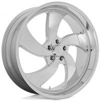 24" Staggered U.S. Mags Wheels Desperado 5 U132 Chrome Rims