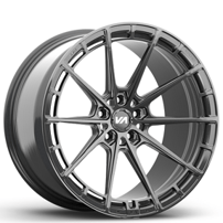 20" Variant Forged Wheels Aure Gloss Gunmetal Monoblock Forged Rims