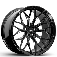 20" Staggered Variant Forged Wheels Maxim Gloss Black Monoblock Forged Rims