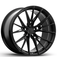 20" Variant Forged Wheels Rian Satin Black Monoblock Forged Rims