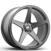 20" Variant Forged Wheels Sena Satin Gunmetal Monoblock Forged Rims