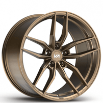 20" Staggered Variant Wheels Krypton Satin Bronze Rims