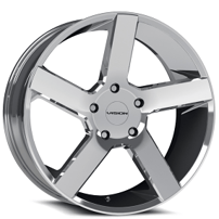 20" Vision Wheels 472 Switchback Chrome Rims