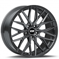 20" Staggered VMR Wheels V802 Anthracite Metallic Flow Formed Rims