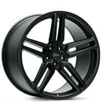 21" Staggered Vossen Wheels HF-1 Custom Satin Black Rims