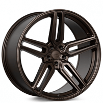 21" Staggered Vossen Wheels HF-1 Custom Satin Bronze Rims