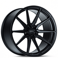 22" Staggered Vossen Wheels HF-3 Custom Satin Black Rims