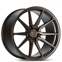 20" Staggered Vossen Wheels HF-3 Custom Satin Bronze Rims