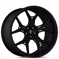 20" Vossen Wheels HF-5 Custom Matte Black Rims