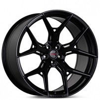 20" Vossen Wheels HF-5 Custom Satin Black Rims