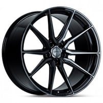 22" Vossen Wheels HF-3 Double Tinted Gloss Black Rims 