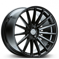 20" Staggered Vossen Wheels VFS-2 Custom Gloss Black Rims