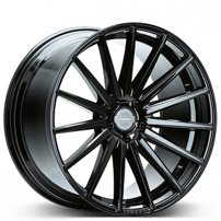 22" Staggered Vossen Wheels VFS-2 Custom Gloss Black Rims