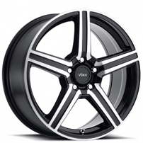 18" Voxx Wheels Como Gloss Black Machined Rims 