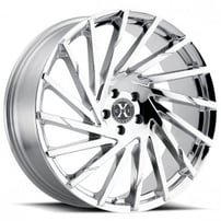 22x9" Xcess Wheels X02 Chrome Rims