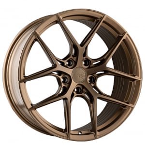 21" Staggered Avant Garde Wheels M580R Custom Matte Highland Bronze Rims