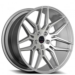 22" Giovanna Wheels Bogota Silver Machined Rims