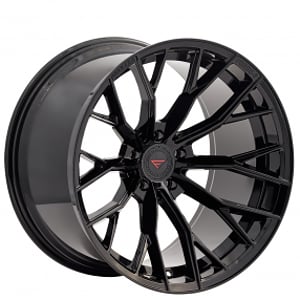 20" Ferrada Wheels F8-FR9 Obsidian Black Flow Formed Rims