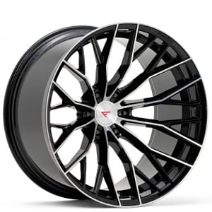 22" Ferrada Wheels FTR9 Machined Black Off-Road Flow Formed Rims