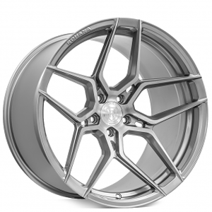 20" Rohana Wheels RFX11 Brushed Titanium Flow Formed Rims