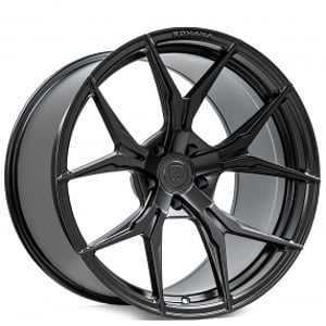 19" Rohana Wheels RFX5 Matte Black Flow Formed Rims