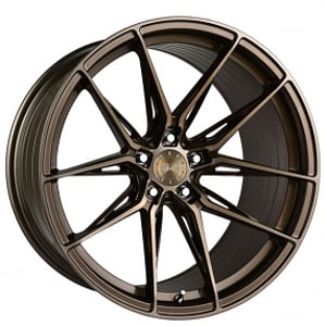 20" Staggered Vertini Wheels RFS1.8 Dual Bronze Flow Formed Rims