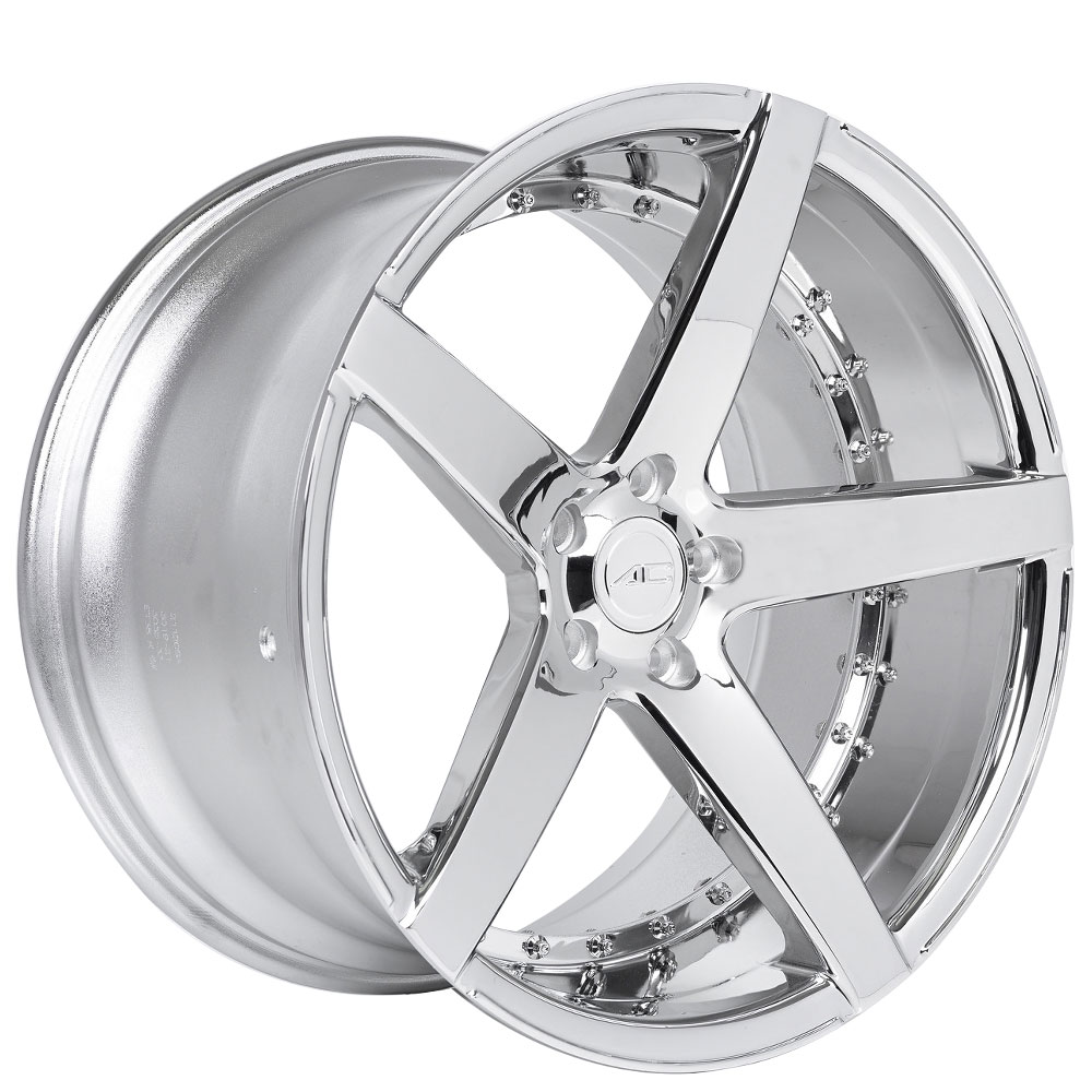 20" AC Wheels AC02 Chrome Extreme Concave Rims